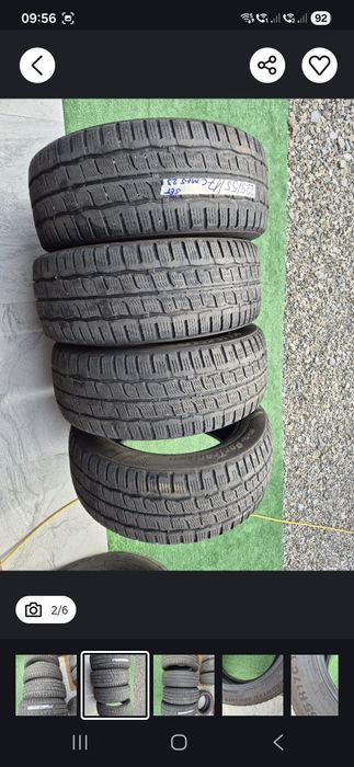 Vând cauciucuri 225/55/17 C M+S set complet imp Germania