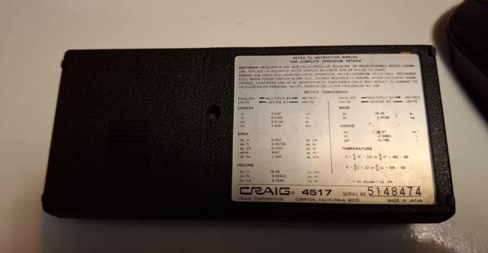 Calculator Craig Pentru Colectionari