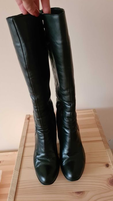 Дамски кожени ботуши Baracuda и кожени сандали Roberto Venuti