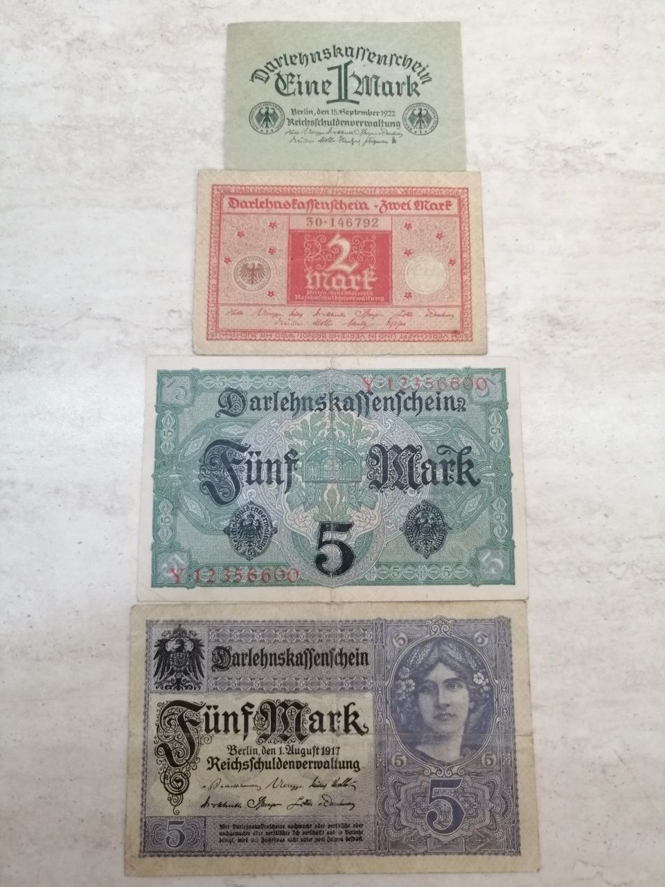Стари банкноти 1908г-1923г