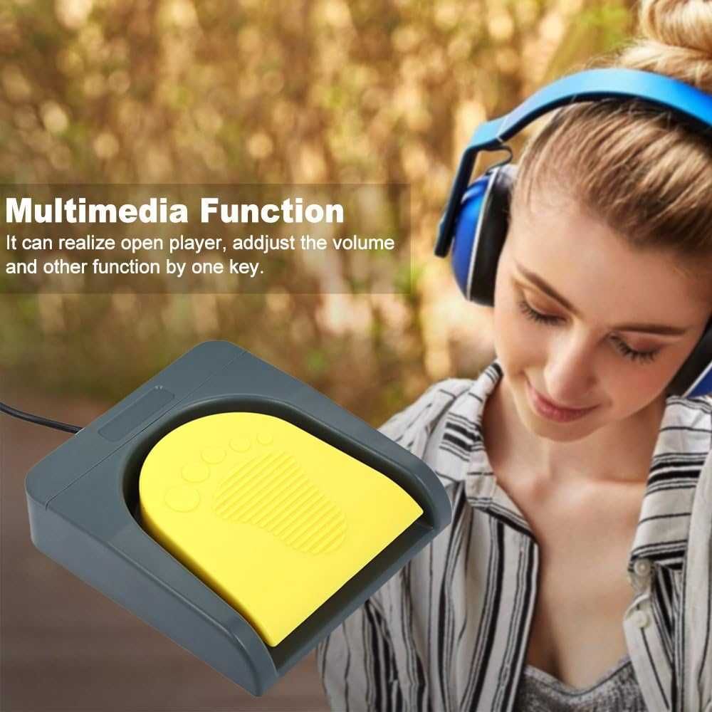 НОВ ТЕСТВАН крачен превключвател с USB Docooler Foot Switch