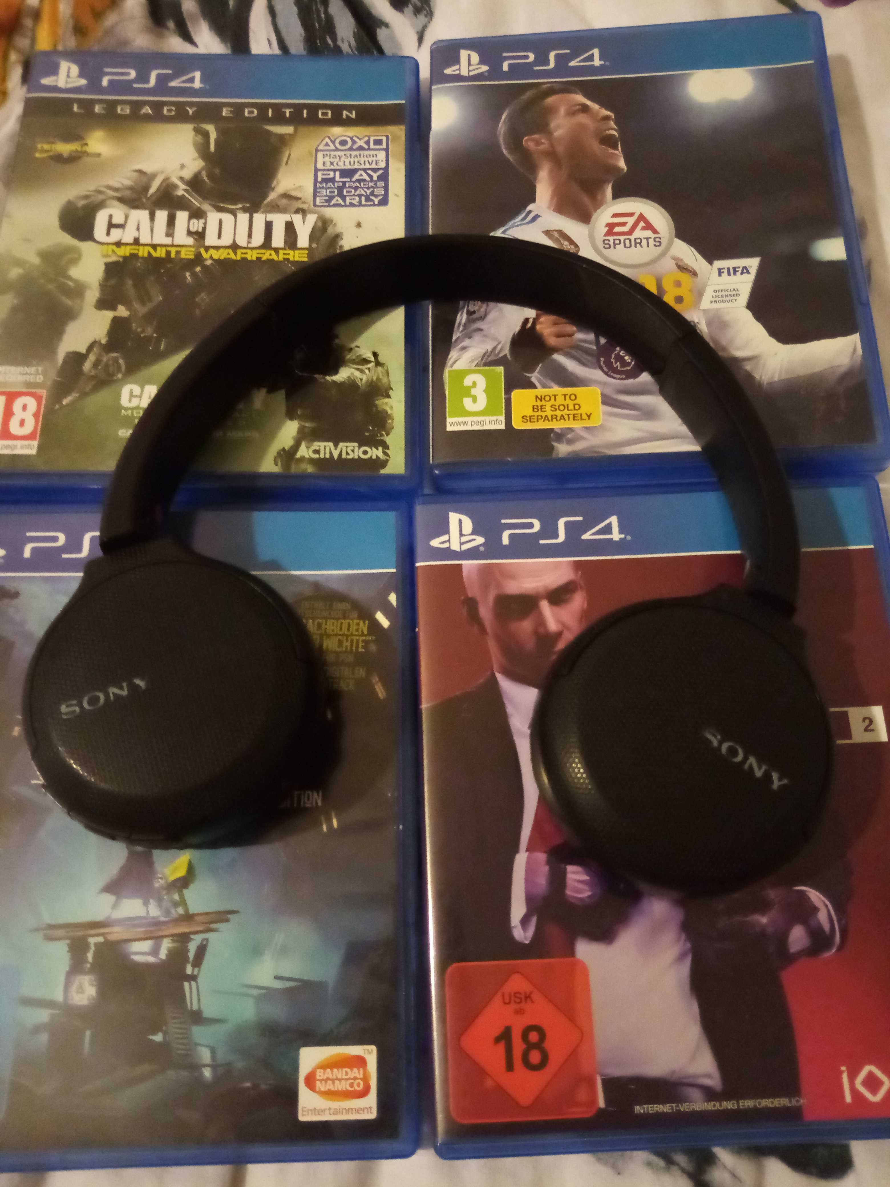 Vând jocuri Ps4 Call of Duty, Fifa 18,Hitman 2,Little Nightmares 2