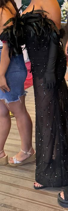 Официална черна Рокля