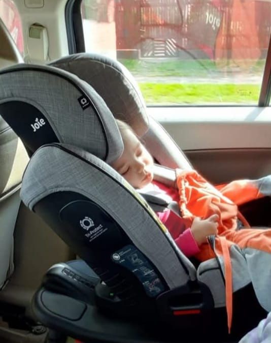 Scaun auto copii isofix Joie rear-facing