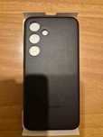 Vegan Leather Case за Samsung Galaxy S24 S921, Black GP-FPS921HCABW