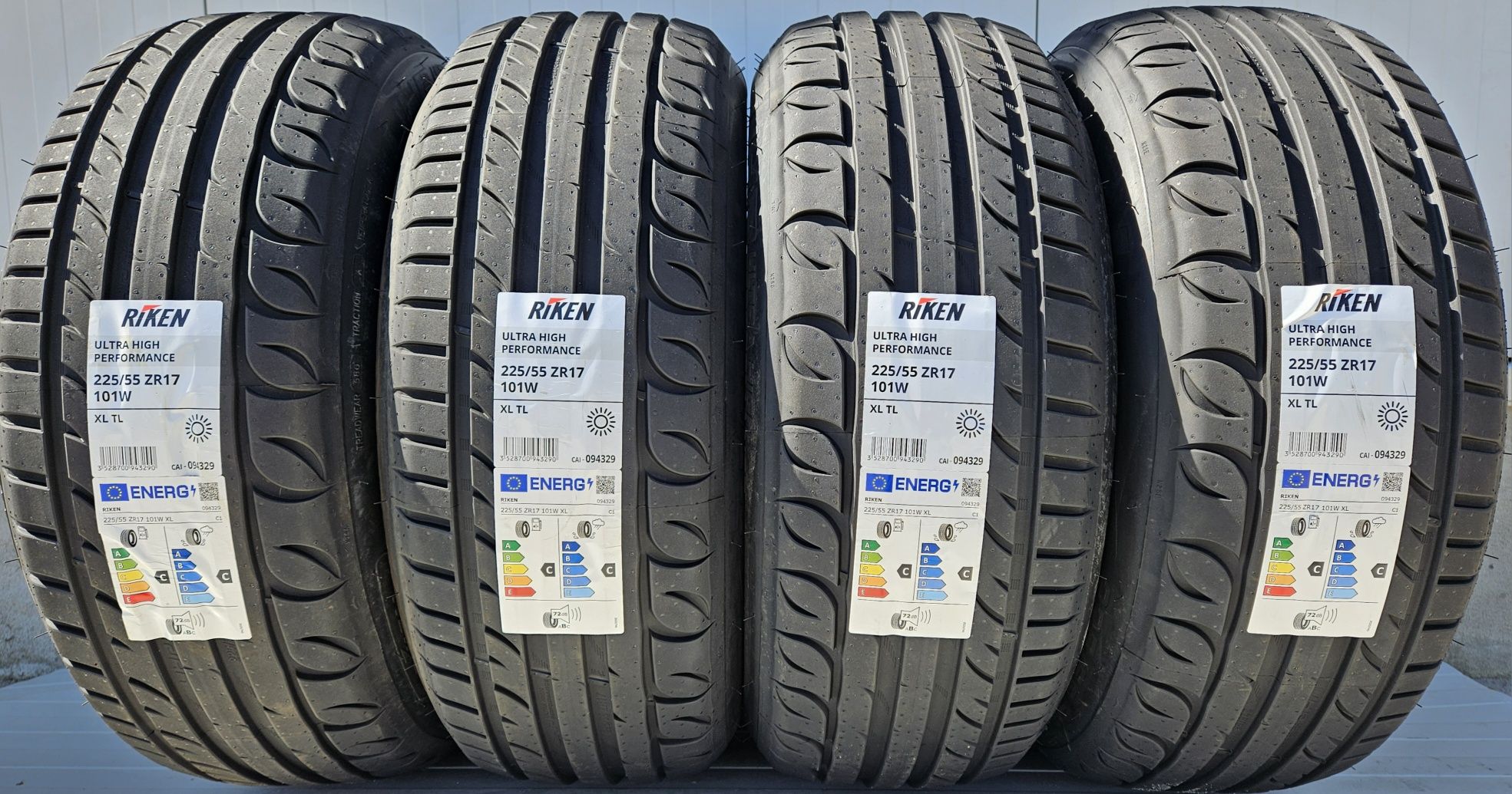 225/55 R17, 101W XL, RIKEN (by Michelin), Anvelope de vara