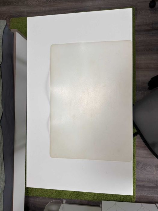 Бюро 60х100 + стол + подложка за бюрото против надрасквания