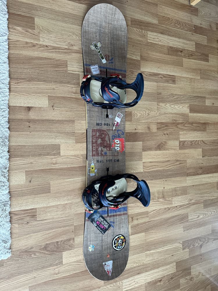 Placa Snowboard Burton Custom Blend + Legaturi Mission
