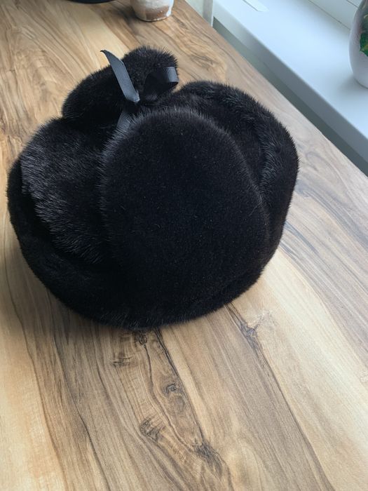 Норка натуральная ушанка новая подарочный