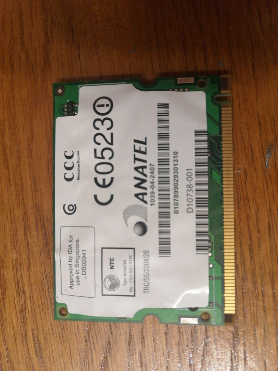 Vând placa de rețea Intel Pro Wireless 2915ABG