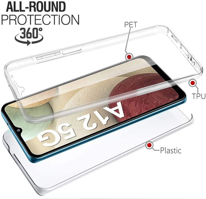 Husa CRYSTAL 360° fata + spate Samsung Galaxy A02s / A03s / A12 / M12