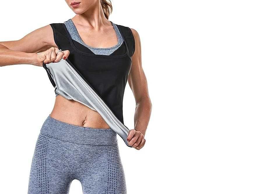 Maiou din neopren elastic cu efect de sauna