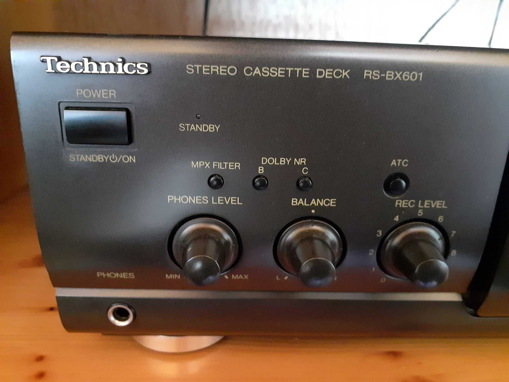 Идеален дек Technics RS-BX 601- 3 глави и 3 мотора-Японски ,като Нов