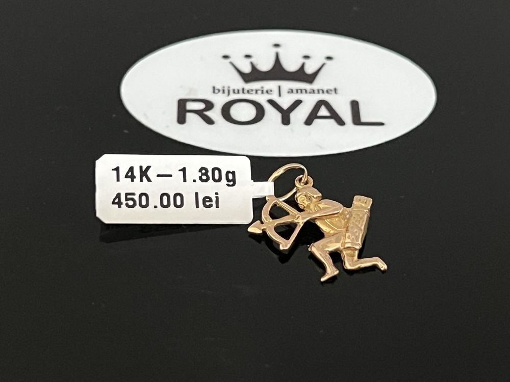 Bijuteria Royal CB : Pandant aur rosu 14k 1,30 grame