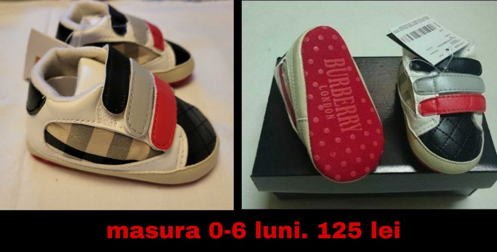 Pantofi incaltari baieti 0-12 luni