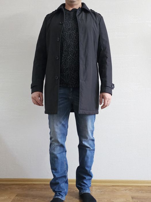 мужской плащ 52-54 рост 186