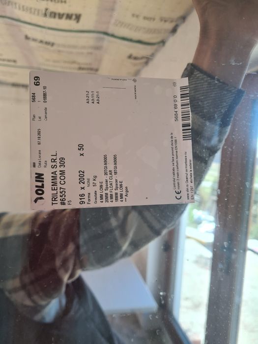 Sticla termopan 916x2002x50