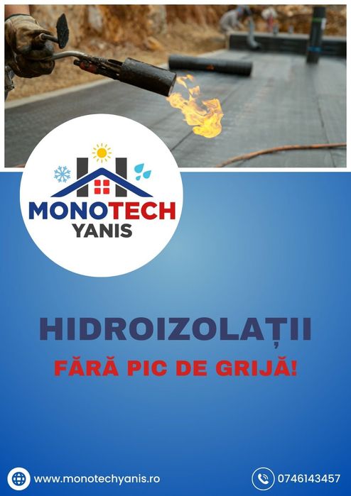 Hidroizolații cu membrane bituminoase si PVC - Garanție si Factura