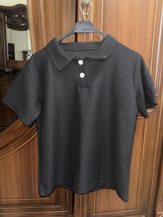 финка в белых и черных цветах новая!