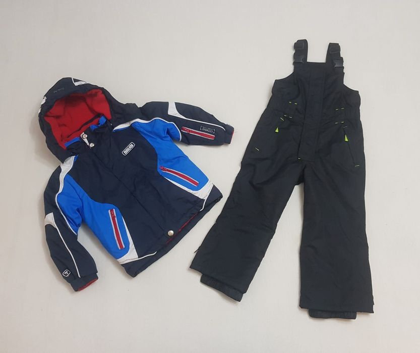 Costum iarnă Brugi, salopeta schi, Overall  zăpadă,  nr 104 - 110 EU