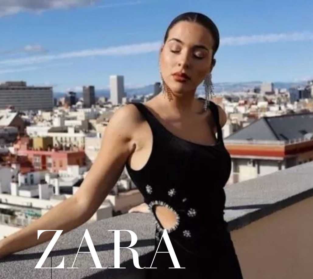 Рокля Zara кадифе