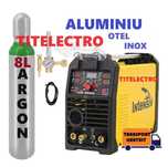 Aparat sudura aluminiu TIG 200P MIX AC DC + Butelie argon + Reductor