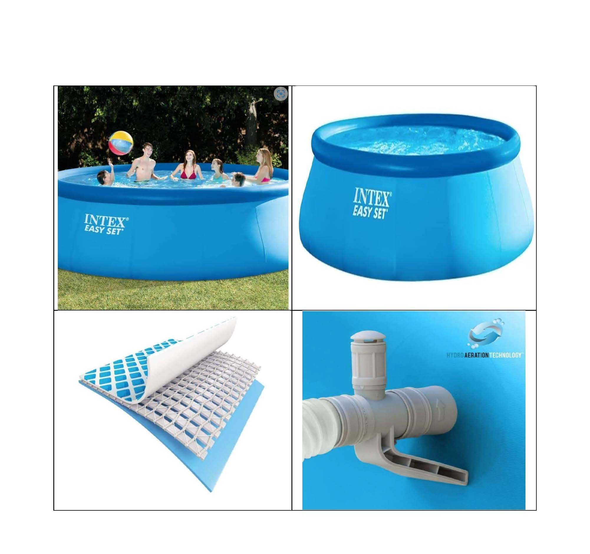 НОВ Intex басейн Easy Set® кръгъл Ø457x122 см. (726 лв. от магазин)