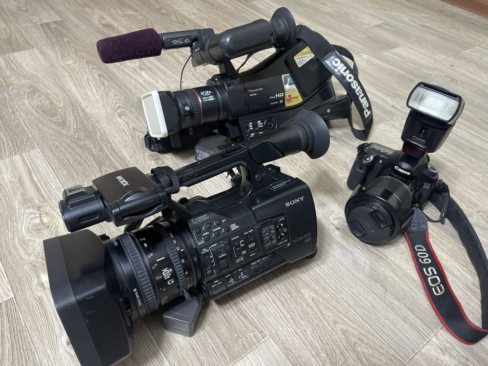 Набор видеокамер с комплектующими для видеоператора