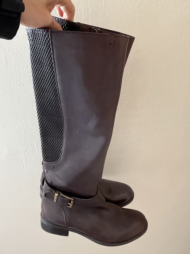 Ботуши от естествена кожа Clarks 38 номер