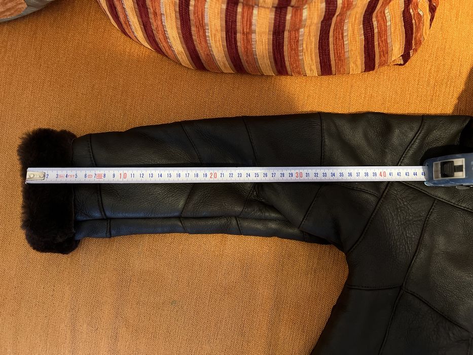 Cojoc copii blana naturala negru