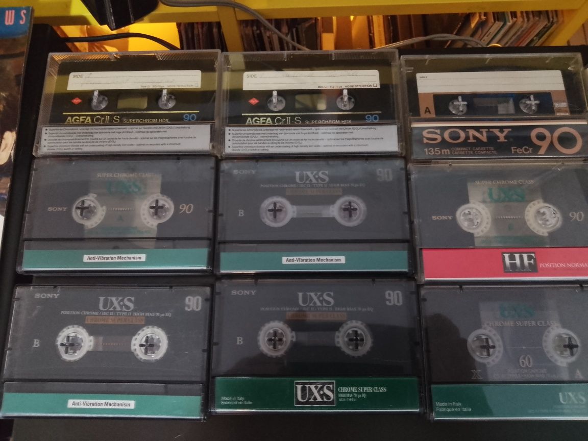 Casete audio cu muzica Sony , Philips , Agfa.