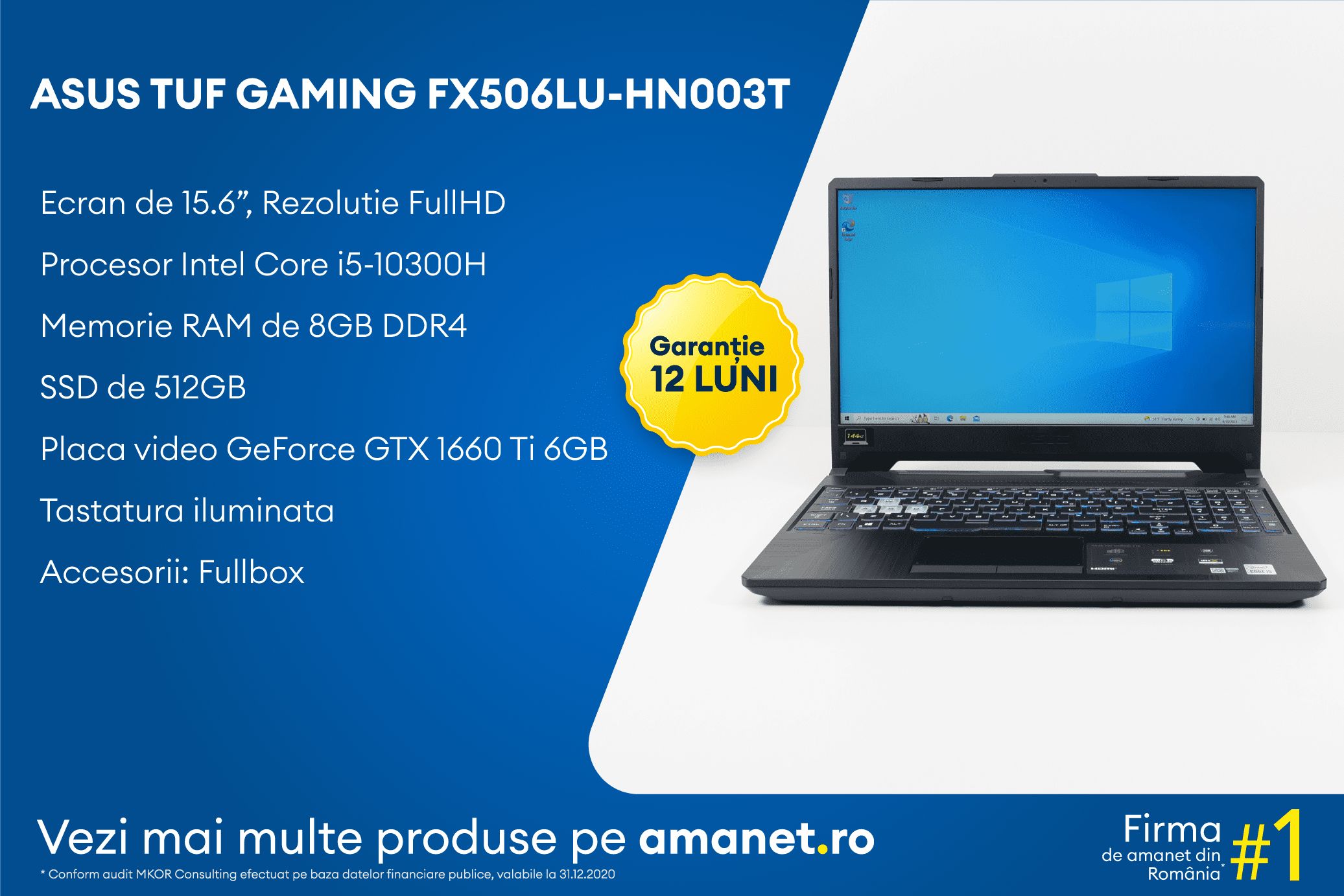 Laptop Asus TUF GAMING (FX506LU-HN003T) - BSG Amanet & Exchange