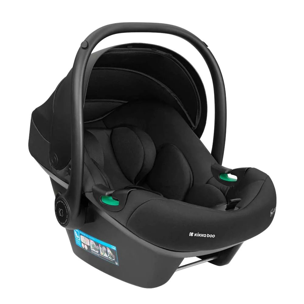 KIKKA BOO Стол за кола-кошница I-PRIME I-SIZE (45-87 см) BLACK