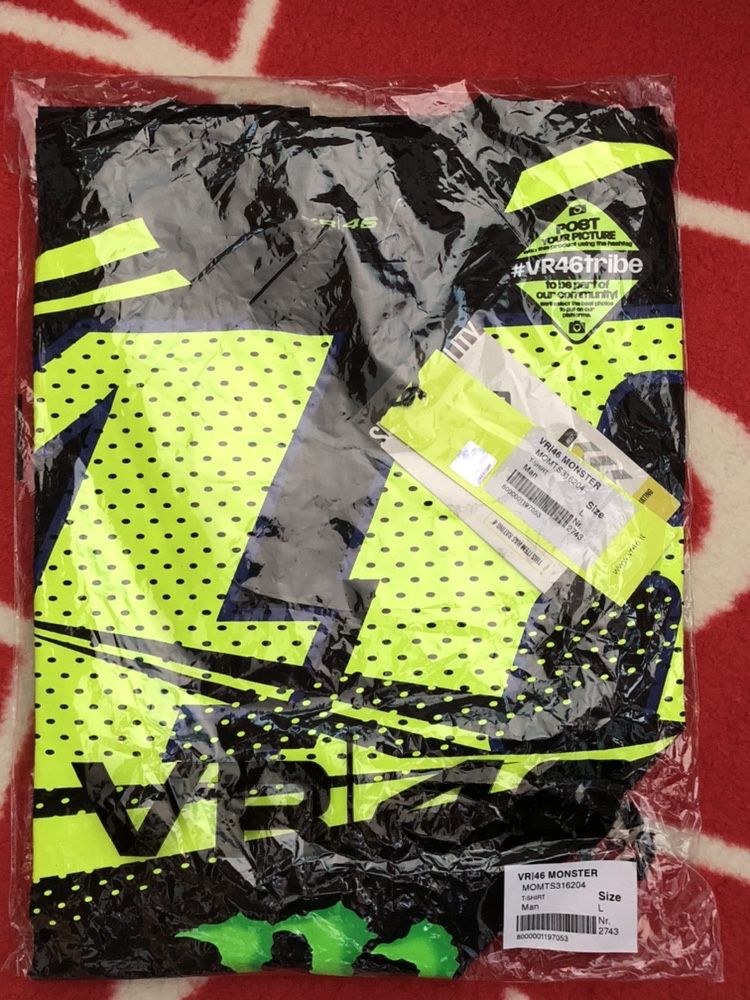Tricou original Monster VR46, transport inclus