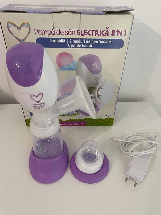 Pompa de san electrica 2in1 EasyCare Baby, Portabila,