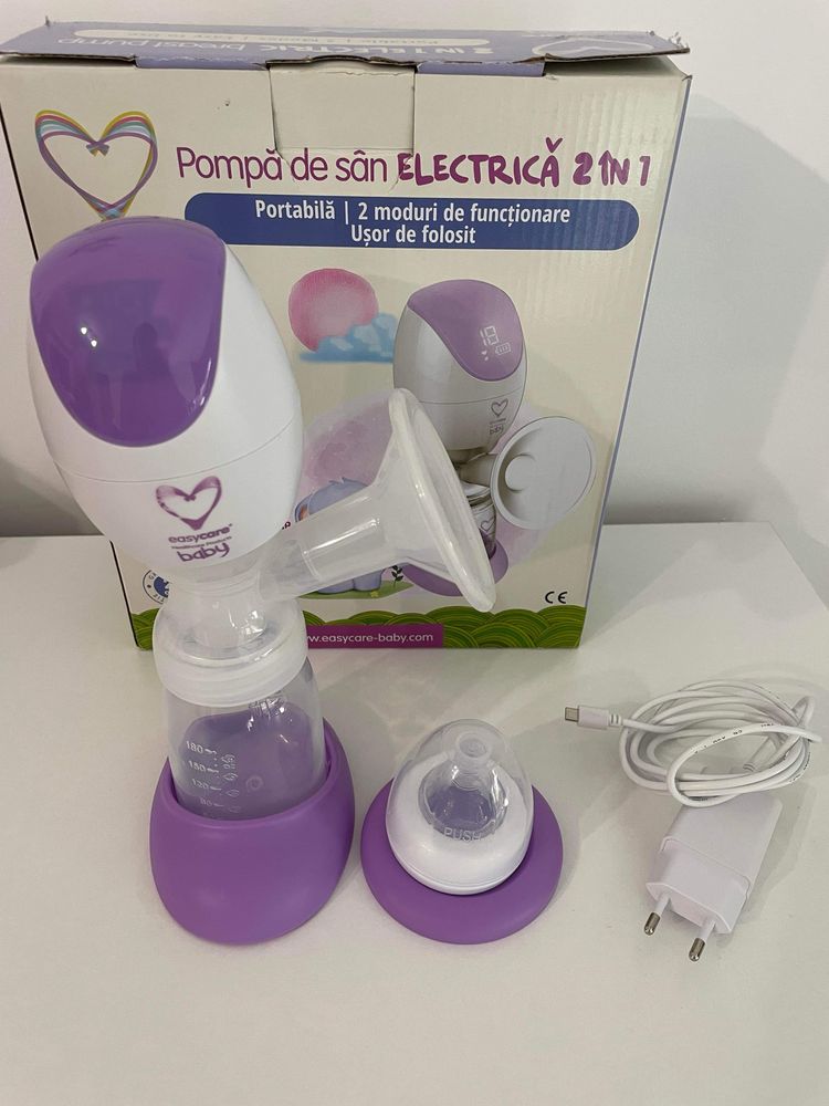 Pompa de san electrica 2in1 EasyCare Baby, Portabila,