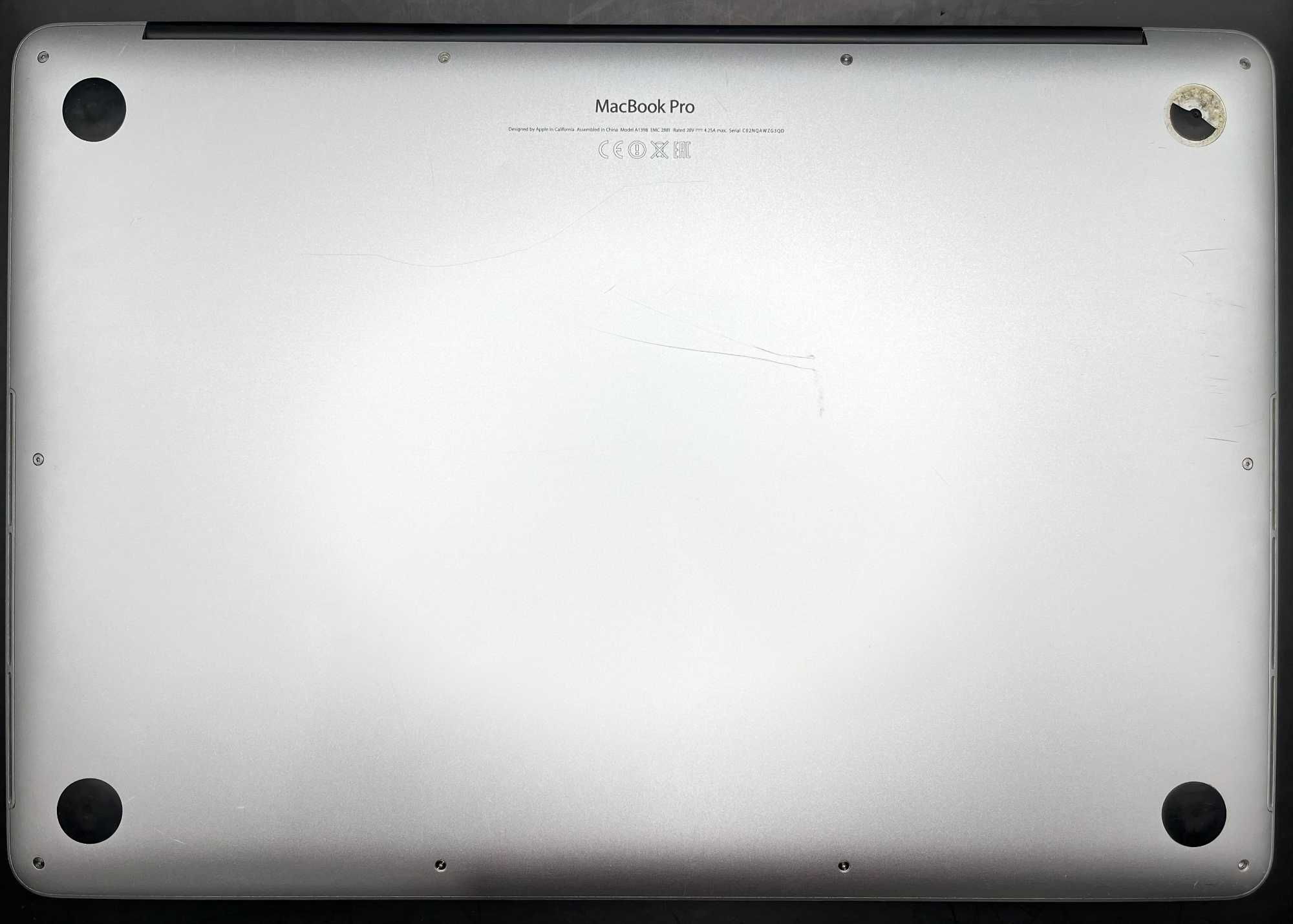 Apple MacBook PRO 15 A1398 2014 i7 2.5Gz 16GB 512B SSD Retina Display