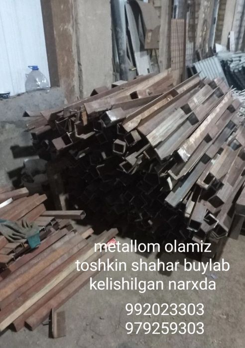 Metallom olamiz  toshkin shaxar buylab kelishilgan xolda