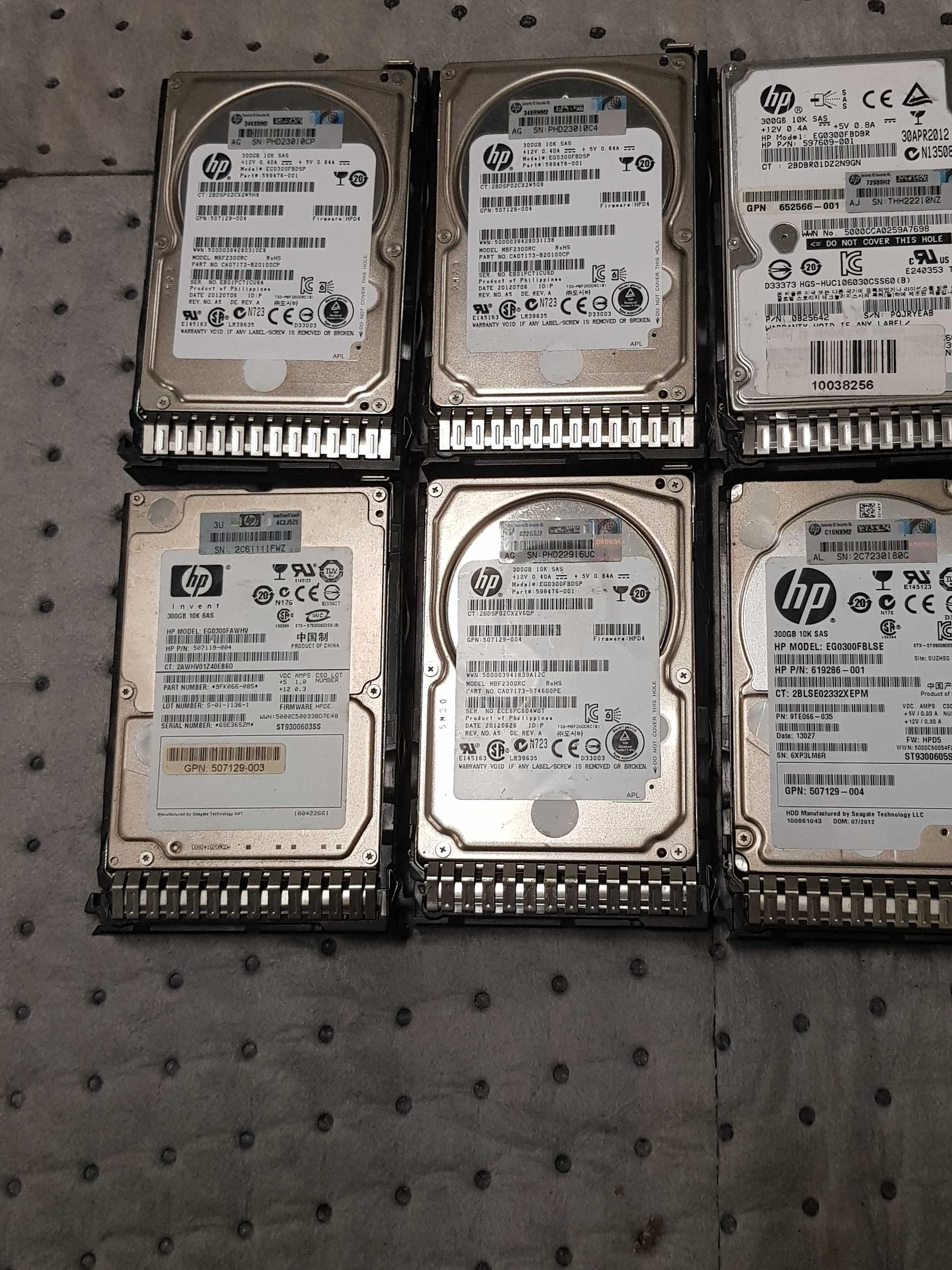 Hard disk SAS server HP 300 GB