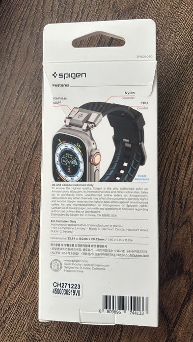 Оригинална верижка за Apple Watch Ultra 2 на “Spigen”