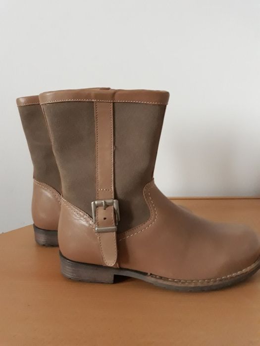 Cizme din piele cu blana