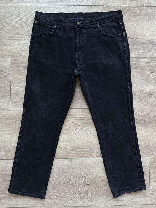Blugi WRANGLER Reg Fit Negru Barbati | Marime 38 x 30 (Talie 96 cm)