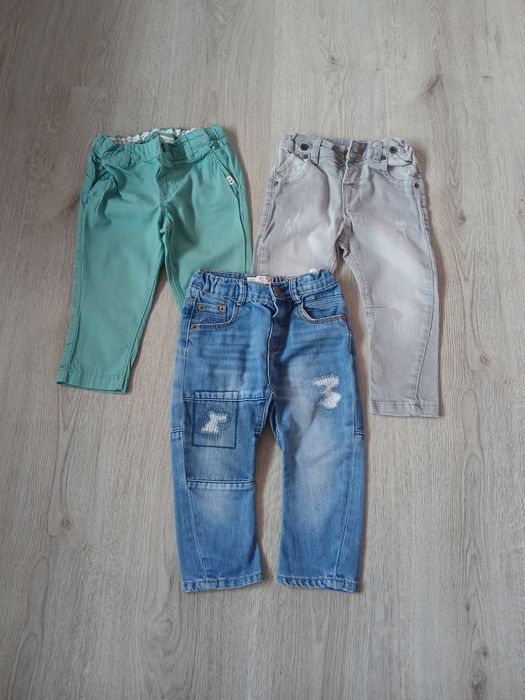 Лот Дънки Zara,h&m 9-12 месеца