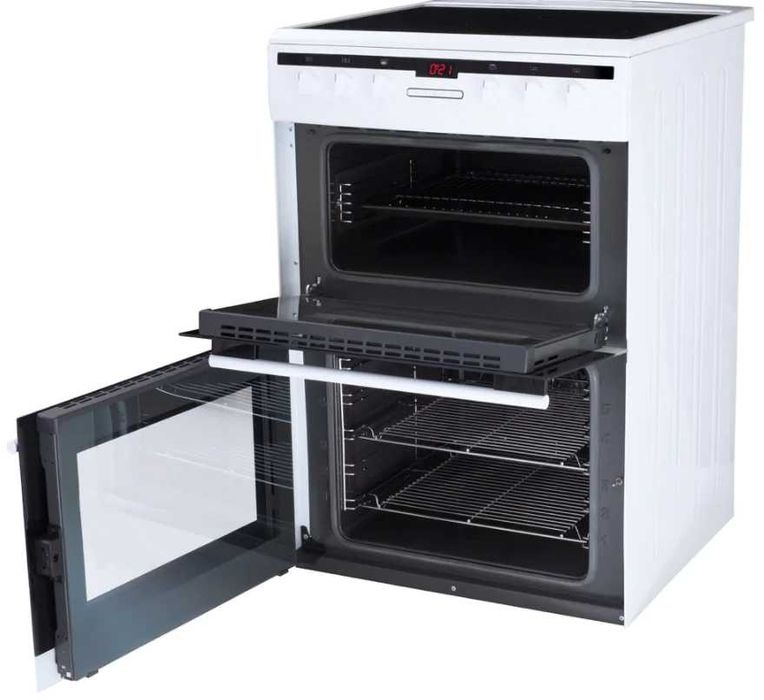 Amica 60 см. електрическа двойна фурна с керамичен плот