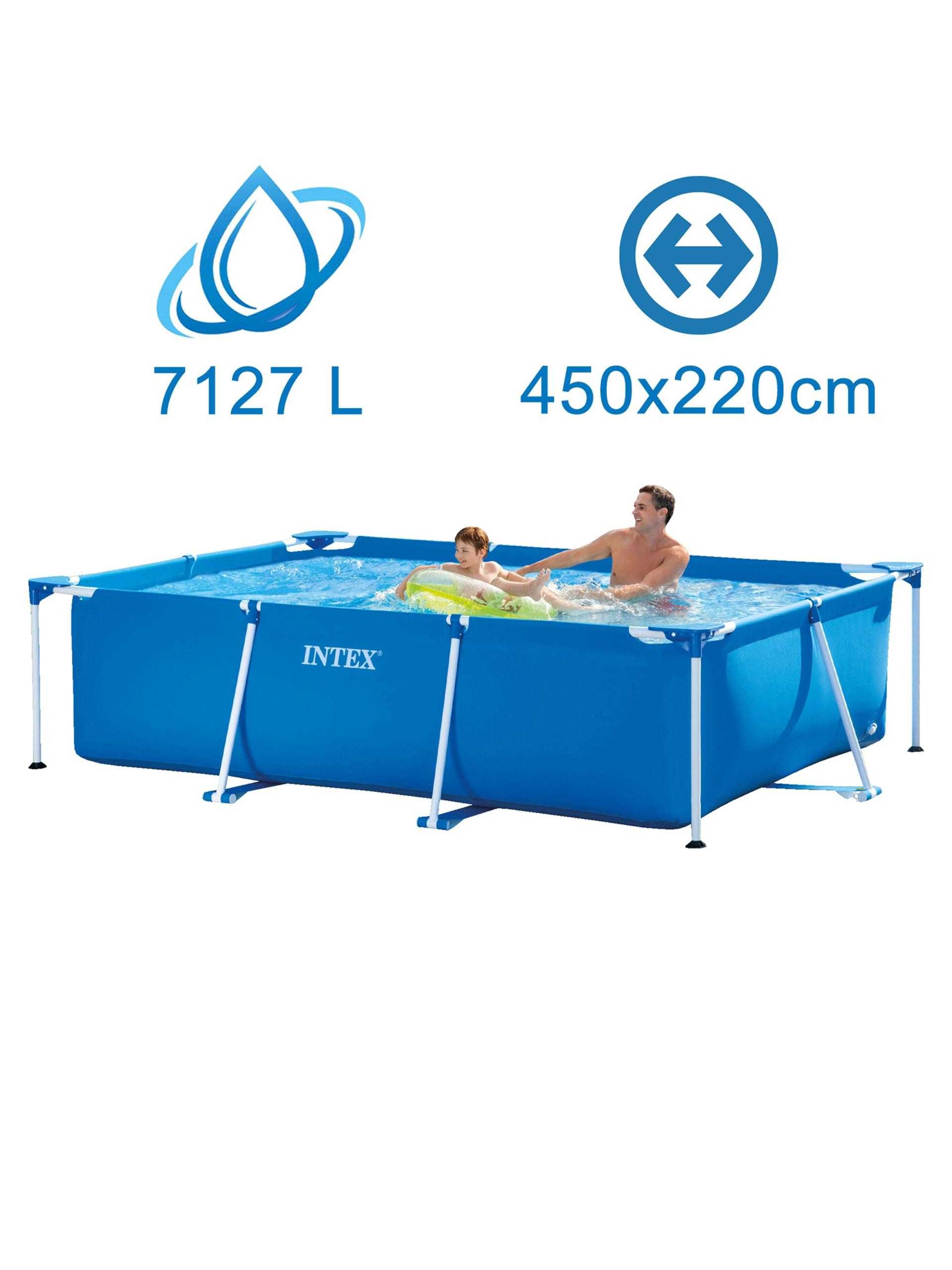 Каркасный бассейн интекс basseyn Intex 450x220x84 см, 7127л, 28273