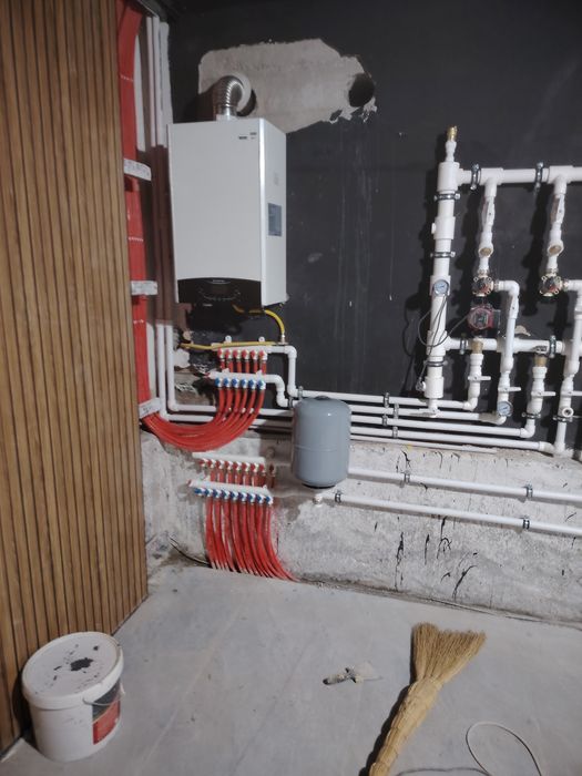 Установка гидросрелка двухконтурный котлы тйопли пол сантехника