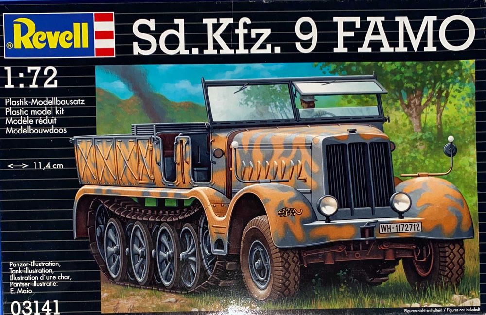 Revell: Полугусеничный тягач Sd.Kfz. 9 FAMO, 1:72 модель для сборки