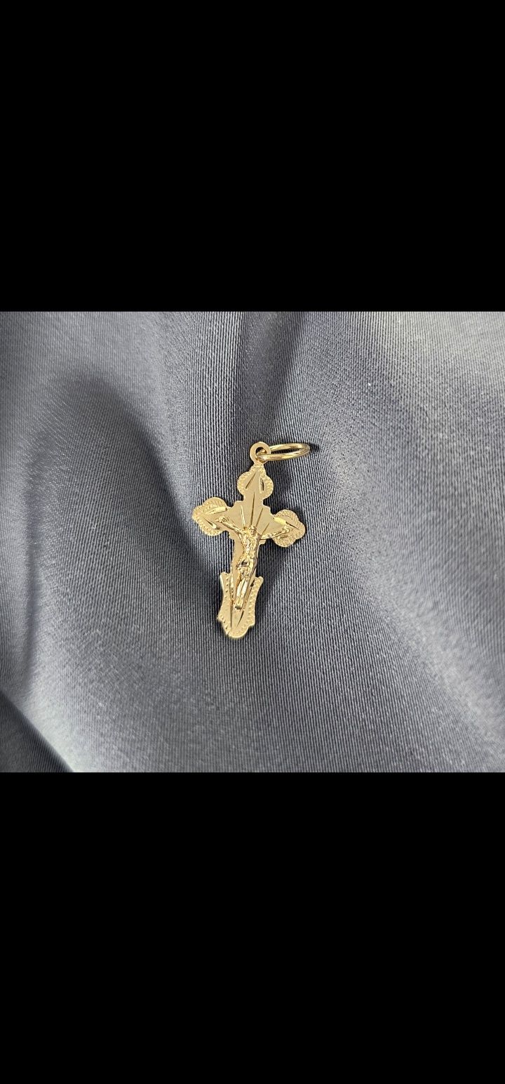 Крестик православный золотой