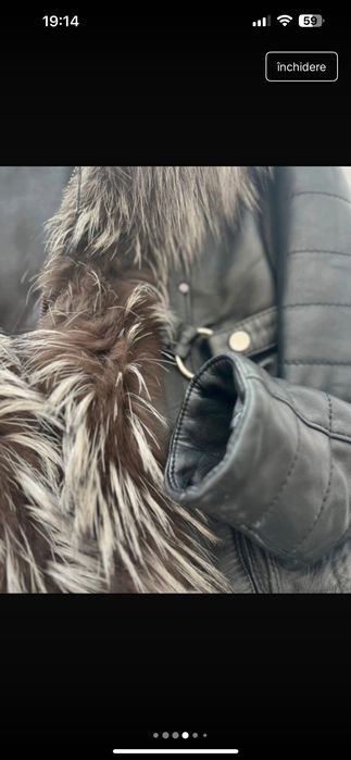 Ceaca piele cu blăniță