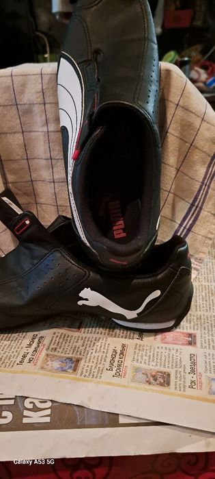 Продавам кецове на Puma естествена кожа.
